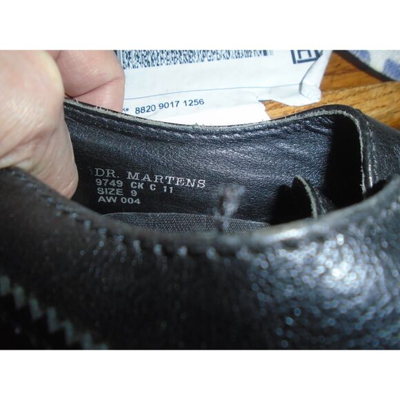 DR Martens Rare VTG Square Toe Brogue Loafers mens size 10 ladies size 11 MIE - Picture 7 of 7